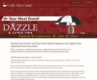 Cafealacarte.com(Café Ala Carte®) Screenshot