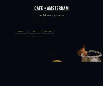 Cafeamsterdam.no(Norway's first Dutch pub and bar built on Dutch traditions and culture. Visit Cafe Amsterdam) Screenshot