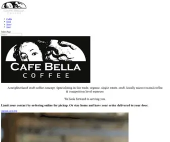 Cafebellacoffee.com(Cafe Bella Coffee) Screenshot