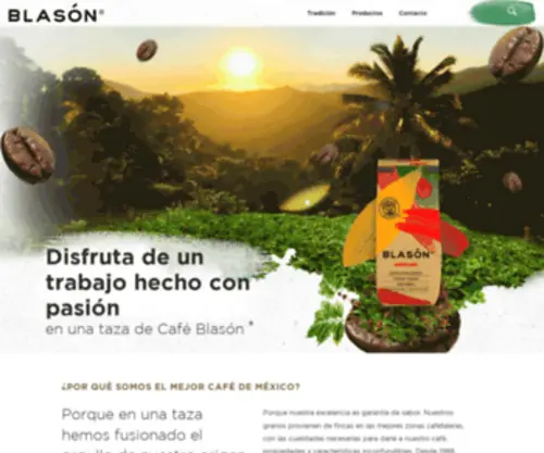 Cafeblason.com.mx(Blason) Screenshot