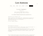 Cafeborrone.com Screenshot