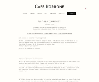 Cafeborrone.com(Cafe Borrone) Screenshot