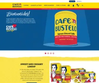 Cafebustelo.com(Latin Inspired Coffee) Screenshot