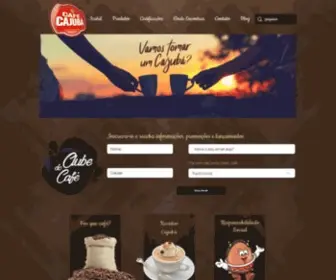 Cafecajuba.com.br(Loja Café Cajubá) Screenshot