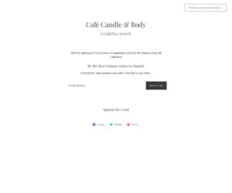 Cafecandleco.ca(Café Candle & Body) Screenshot