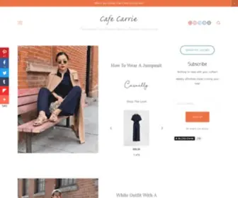 Cafecarrie.com(Fashion Lifestyle Blog) Screenshot