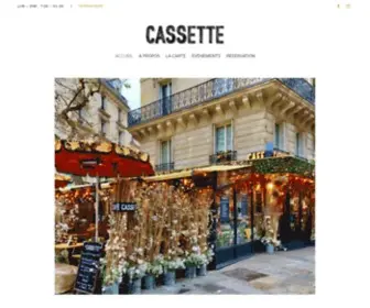 Cafecassette.com(LE CASSETTE) Screenshot