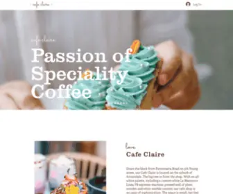 Cafeclaire.com.au(Cafe Claire) Screenshot