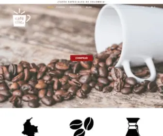 Cafeclic.com(Cafés Especiales de Colombia Online) Screenshot