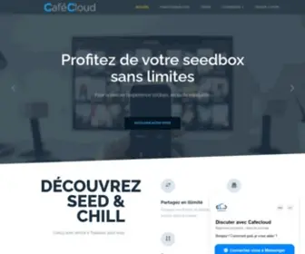 Cafecloud.fr(Hébergeur de seedbox 10Gbps made in Toulouse) Screenshot