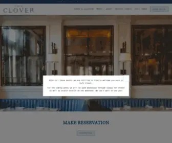 Cafeclovernyc.com(Cafe Clover) Screenshot