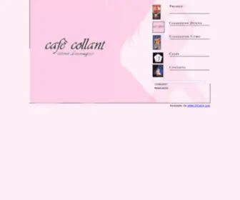 Cafecollant.it(Benvenuto nel mondo di Café Collant) Screenshot