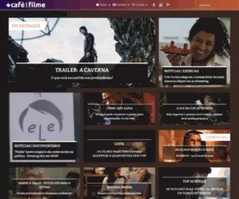 Cafecomfilme.com.br(Café) Screenshot