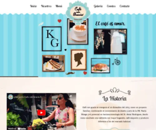 Cafecongracia.com(Café con Gracia) Screenshot