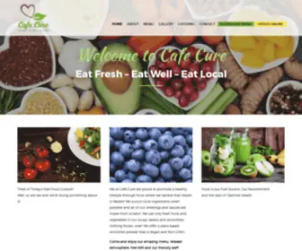 Cafecure4U.com(A place for Healthy Eating) Screenshot