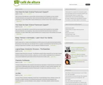 Cafedealtura.com(Café) Screenshot