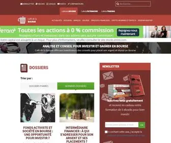 Cafedelabourse.com(Café de la Bourse) Screenshot