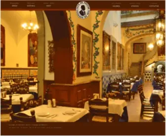Cafedetacuba.com.mx(Restaurante Cafe de Tacuba) Screenshot