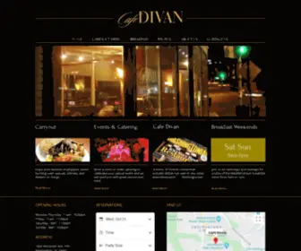 Cafedivan.com(Cafe Divan) Screenshot