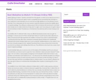 Cafedrechsler.com(Premium domains add authority to your site. Transparent pricing. 1 year WHOIS privacy inc) Screenshot