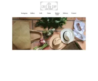 Cafeducap.com(Café du Cap) Screenshot