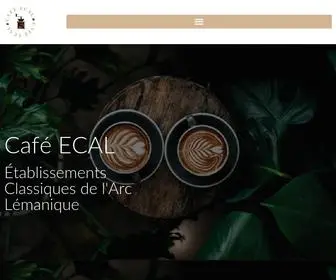 Cafeecal.com(Établissements Classiques de l'Arc Lémanique) Screenshot