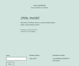 Cafeespresso.top(Otro sitio realizado con WordPress) Screenshot