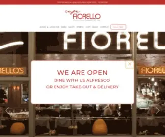 Cafefiorello.com(Cafe Fiorello) Screenshot