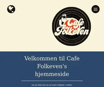 Cafefolkeven.dk(Forside) Screenshot