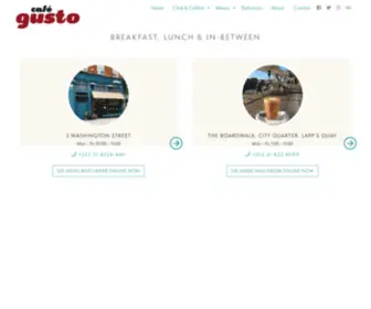 Cafegusto.com(Cafe Gusto) Screenshot