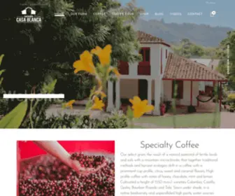 Cafehaciendacasablanca.com(Café Hacienda Casablanca) Screenshot