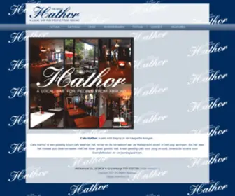 Cafehathor.nl(Hathor) Screenshot