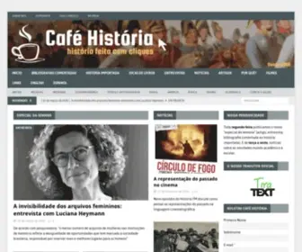 Cafehistoria.com.br(Café História) Screenshot