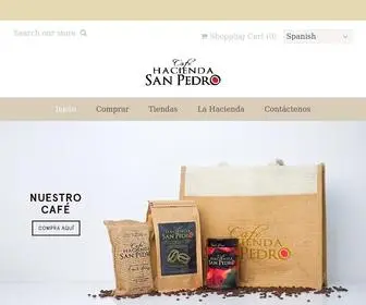 Cafehsp.com(Hacienda San Pedro) Screenshot