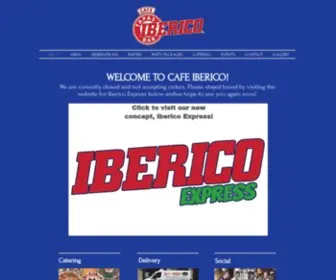 Cafeiberico.com(Cafe Iberico is Down for Maintenance) Screenshot