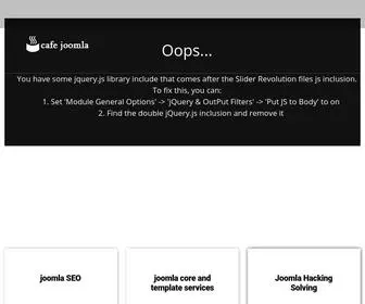 Cafejoomla.com(Joomla & wordpress web design) Screenshot