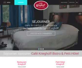 Cafekrieghoff.qc.ca(CAFÉ KRIEGHOFF) Screenshot