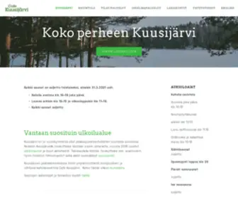 Cafekuusijarvi.fi(Kuusijärvi) Screenshot
