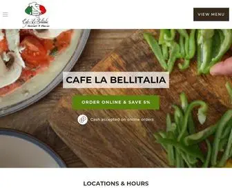 Cafelabellitalia.com(Get 5% off your pizza delivery order) Screenshot