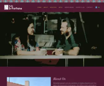 Cafelafortuna.com(Cafe La Fortuna) Screenshot