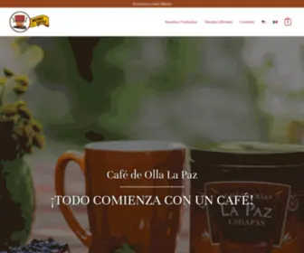 Cafelapaz.com(Café La Paz) Screenshot