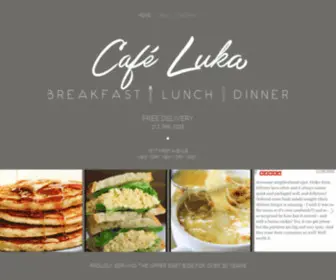 Cafelukanyc.com(Café Luka) Screenshot