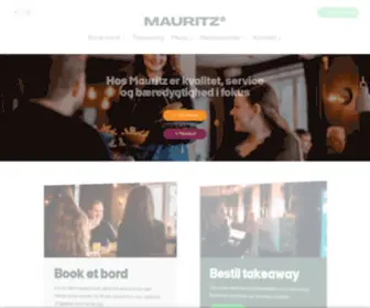 Cafemauritz.dk(Cafe Mauritz) Screenshot