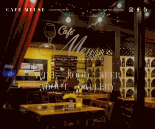 Cafemeuse.com(Cafe Meuse) Screenshot