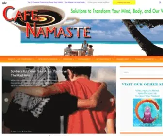 Cafenamaste.com(Cafe Namaste) Screenshot