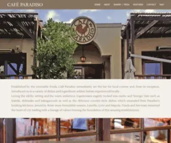 Cafeparadiso.co.za(Cafe Paradiso) Screenshot