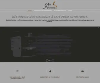 Cafepartenaire.ch(Machine) Screenshot