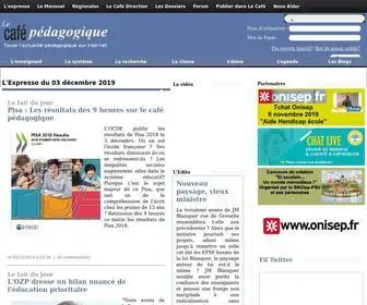 Cafepedagogique.net(L'Expresso du 6 mars 2024) Screenshot
