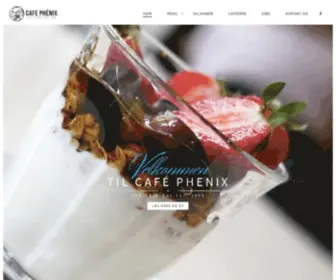 Cafephenix.dk(Café Phenix) Screenshot