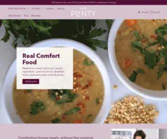 Cafeplenty.com(Local, Fresh, Tasty Meals) Screenshot